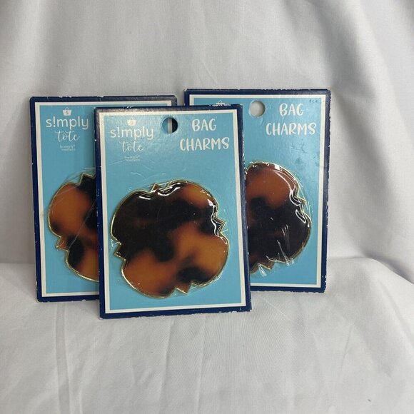 New Tote Bag Charm Tortoise fits Bogg Bag Can be Monogramed Simply Southern - Picture 4 of 4